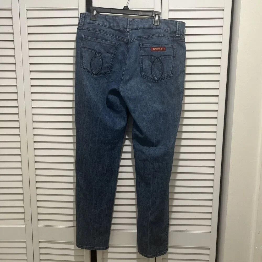Sassoon Ooh La La Skinny Leg Shuffle Jeans Stretch Cotton BlendSize 16 Preowned
